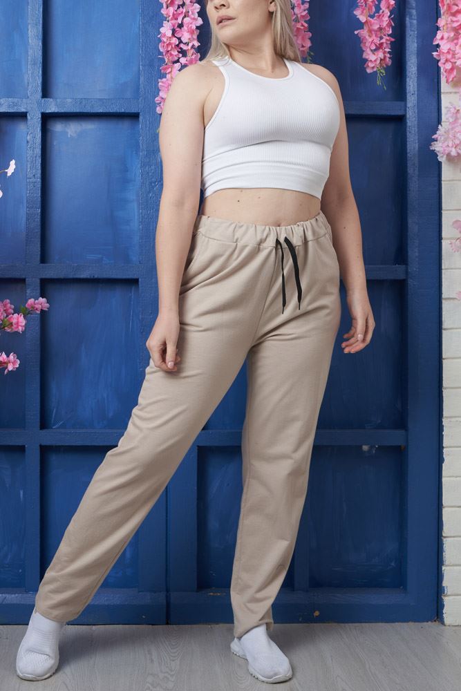 Plain Pocket Cotton Trousers