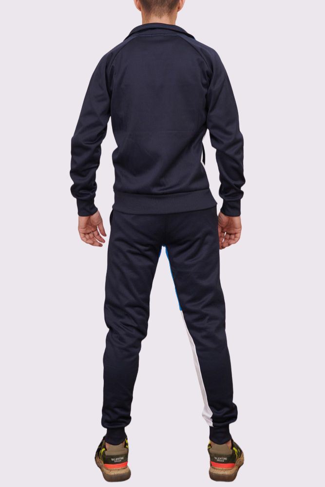 Panelled Zip-through Collared Tracksuit