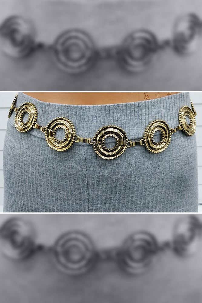 Circle Chain Statement Belt