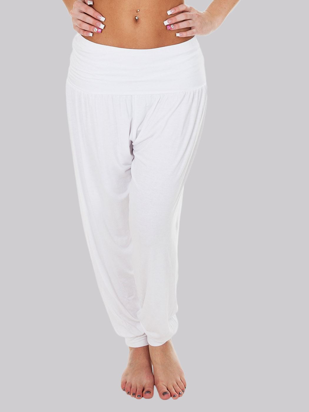 Plain Full Length Ali Baba Harem Trousers