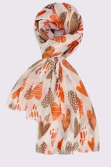 Heart Print Scarves