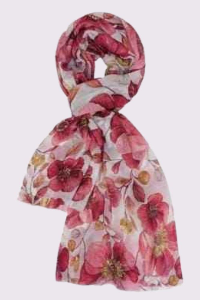 Flower Print Scarves