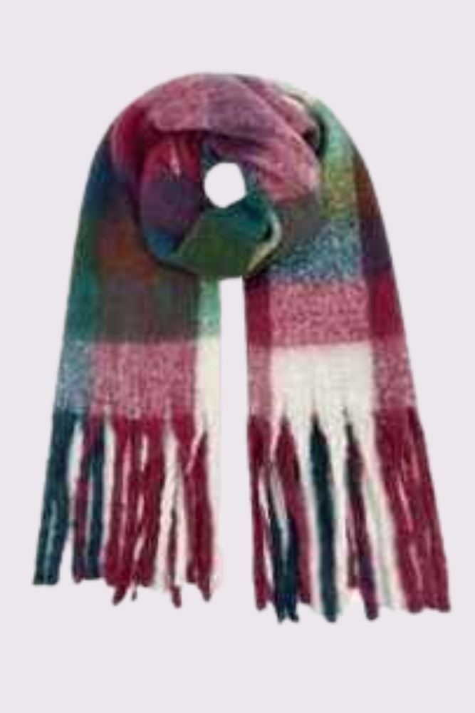 Multi Color Check Scarves