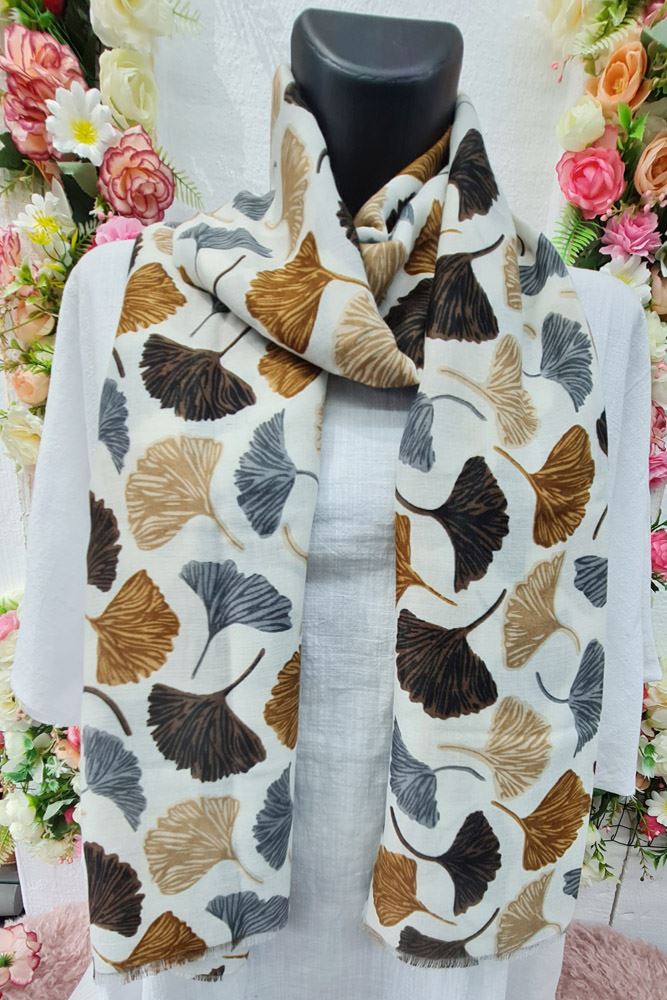 Ginkgo Leaves Scarves