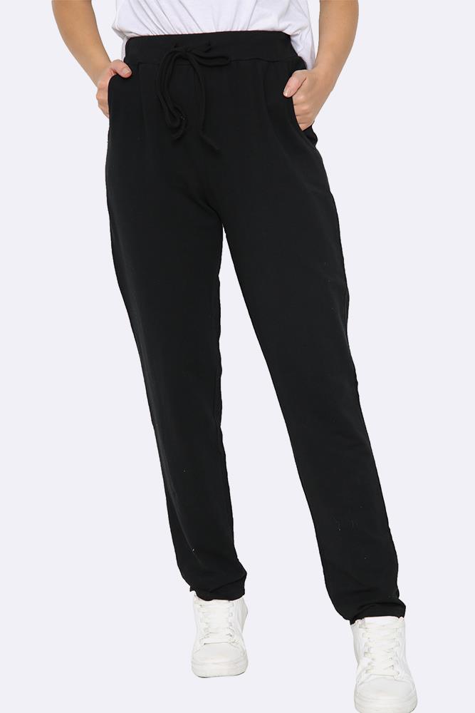 Lily-rose Italian Plain Drawstring Pocket Trousers