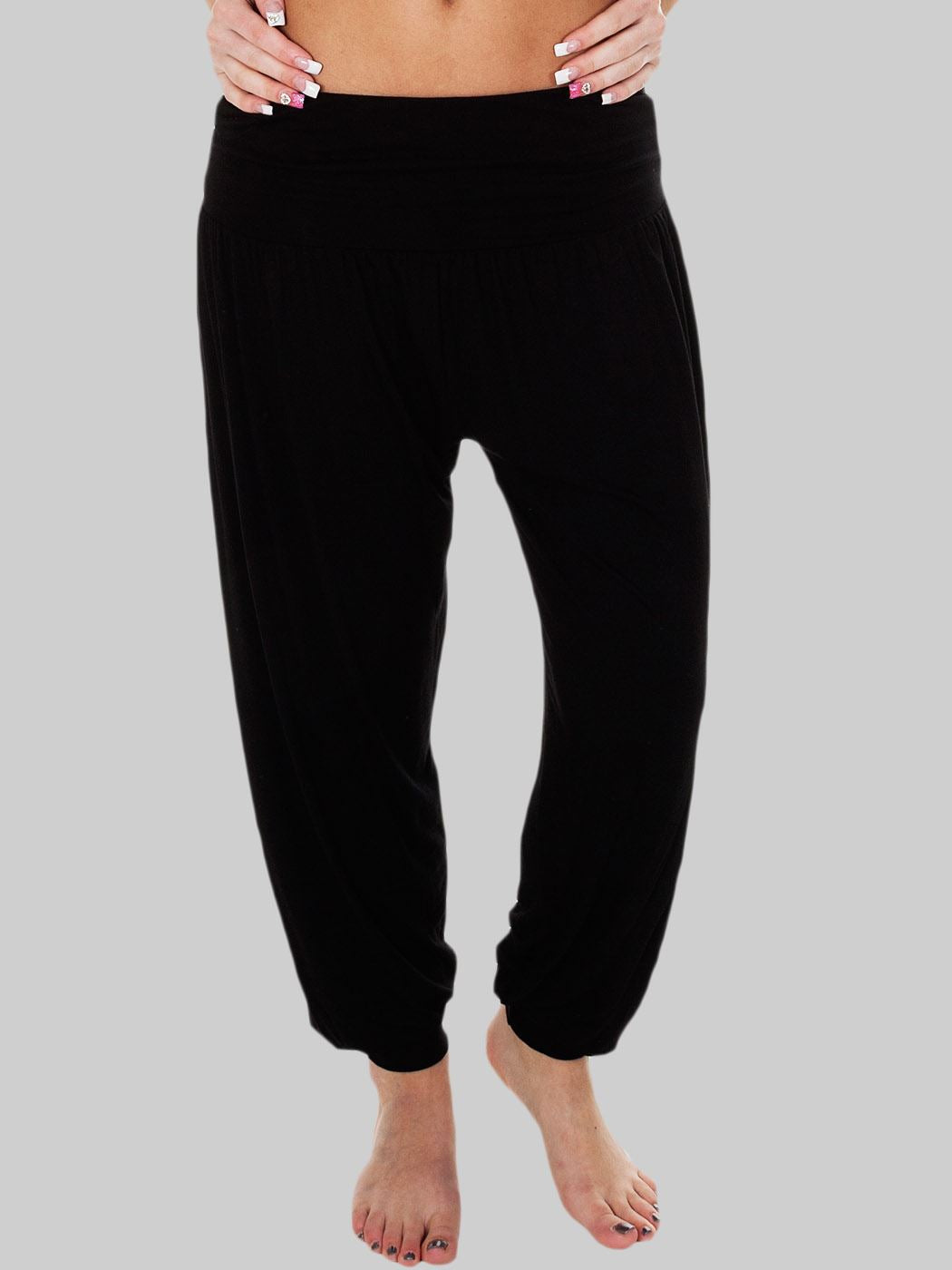 Plain Full Length Ali Baba Harem Trousers