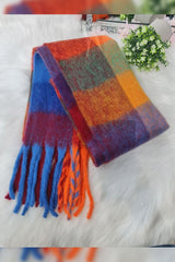 Check Print Teasel Soft Feel Scarves