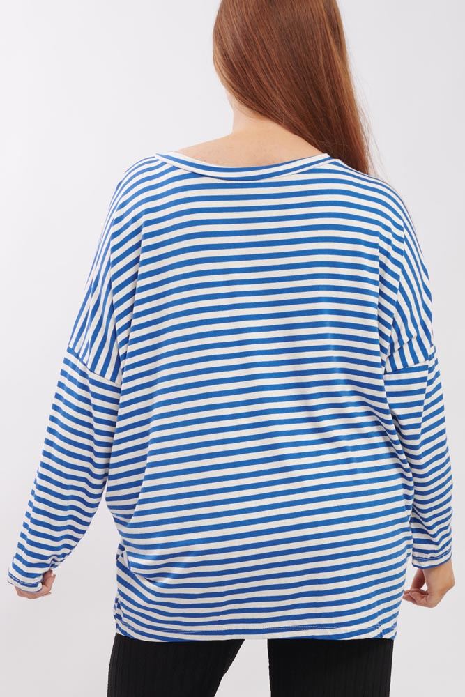 Stripe Print Top