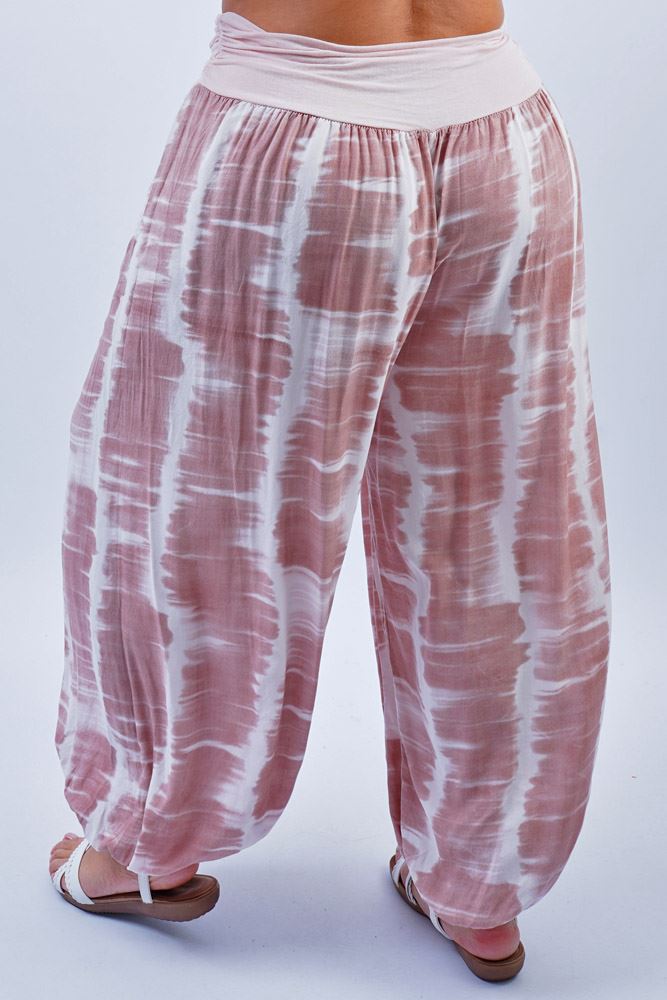 Tie Dye Print Hareem Pants