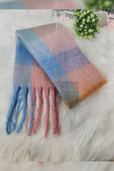 Check Print Teasel Soft Feel Scarves