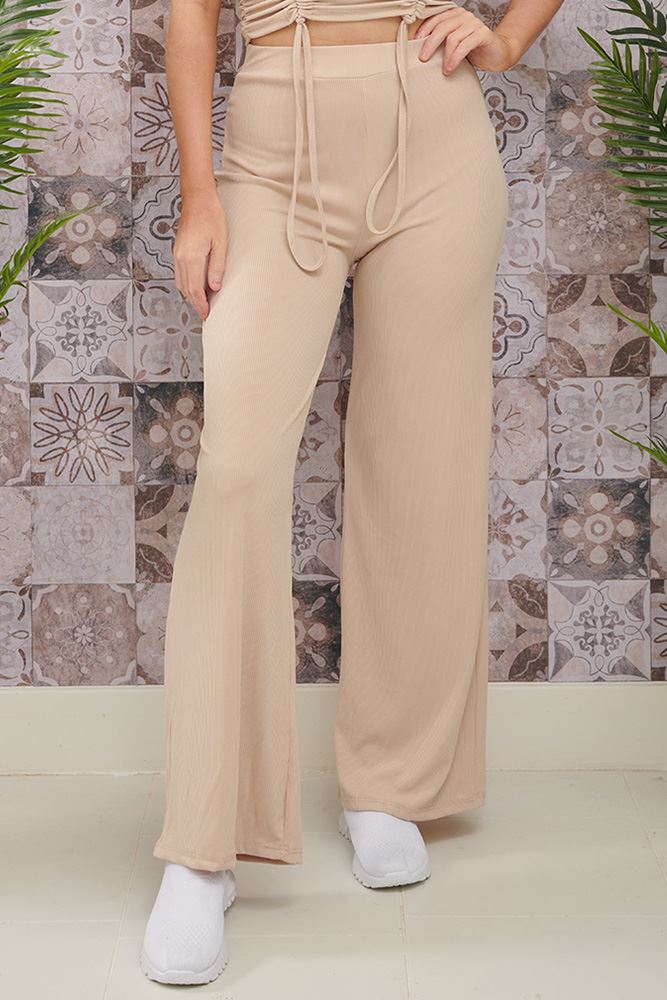 Plain Linen Full Length Palazzo