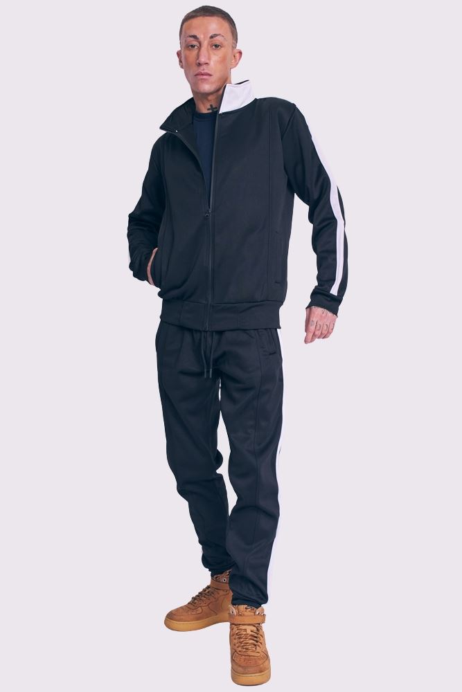 Tape Funnel Skinny Fit Tracksuit