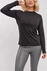 Plain Soft Knit Viscose Top