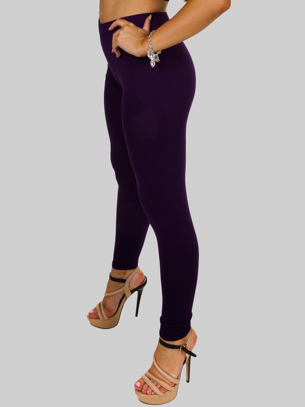 Plain Full Length Viscose Legging