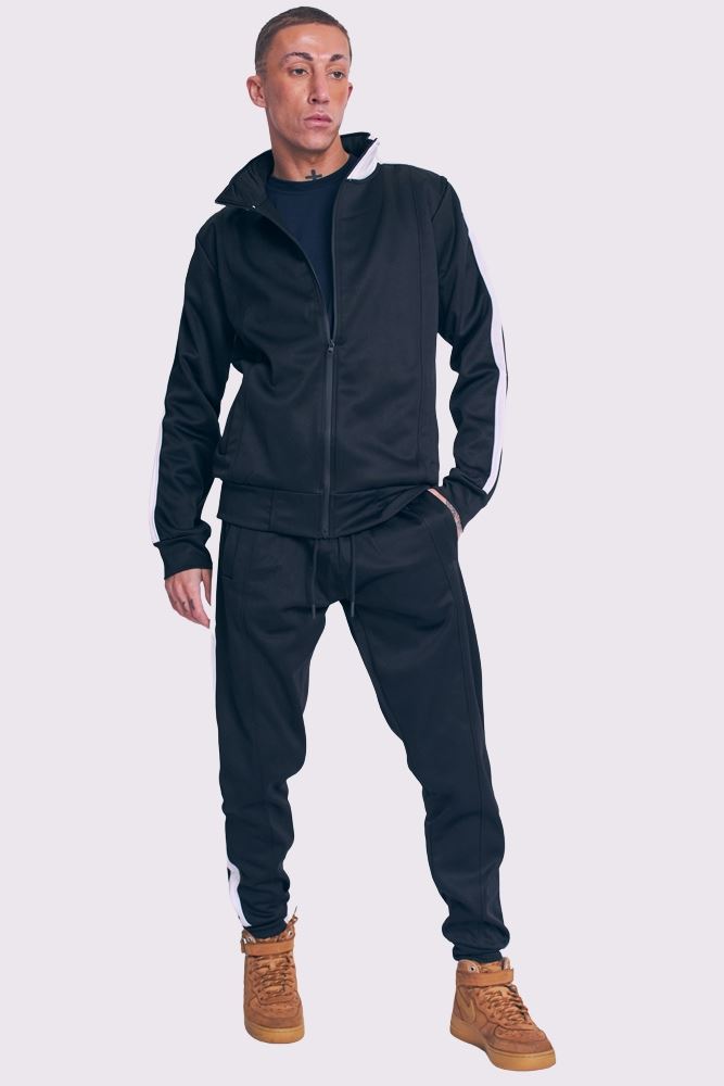 Tape Funnel Skinny Fit Tracksuit