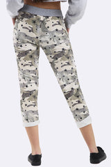 Camouflage Star Print Lined Trouser