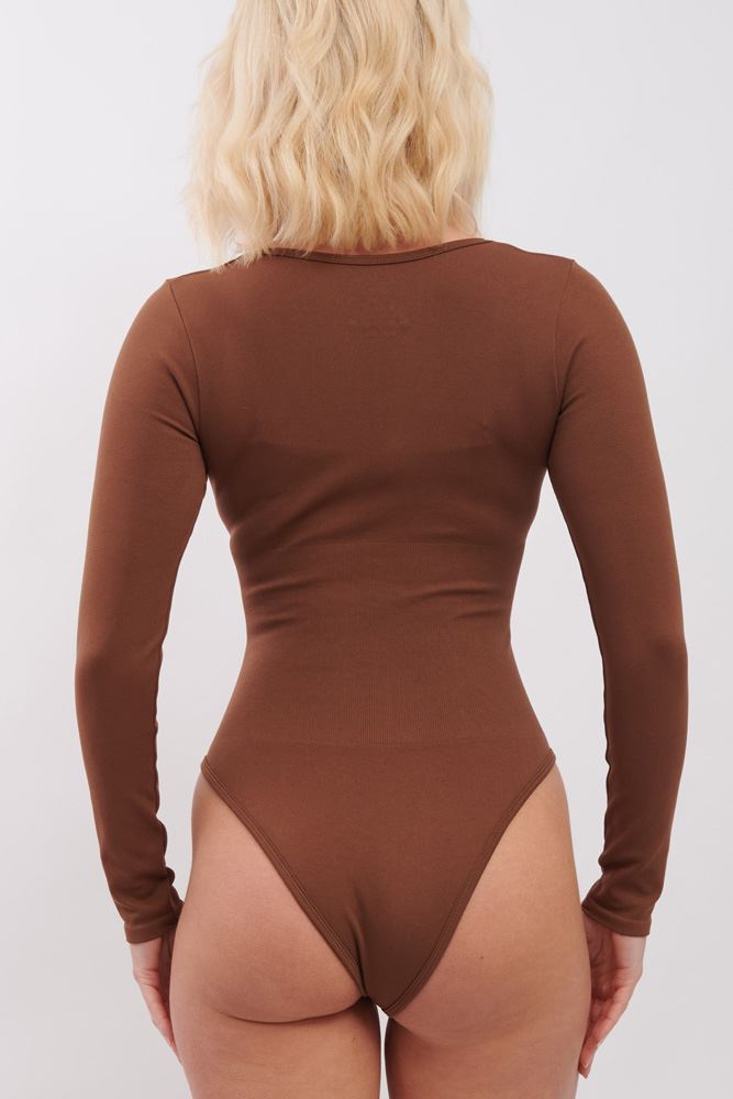 Plain Paded Nylon Bodysuit