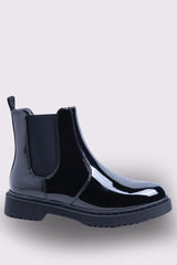 Round Toe Ankle Chelsea Boot