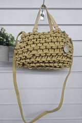 String Braided Rope Two Handle Bag