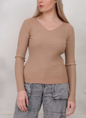 Plain knit Viscose Top