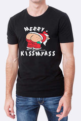 Merry Kiss Printed Tshirt