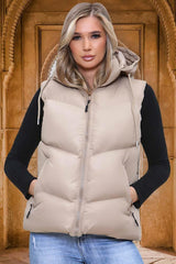 Italian Padded Zip Pockets Gilet