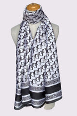 D Shape Print Scarves