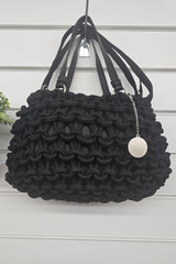 String Braided Rope Two Handle Bag