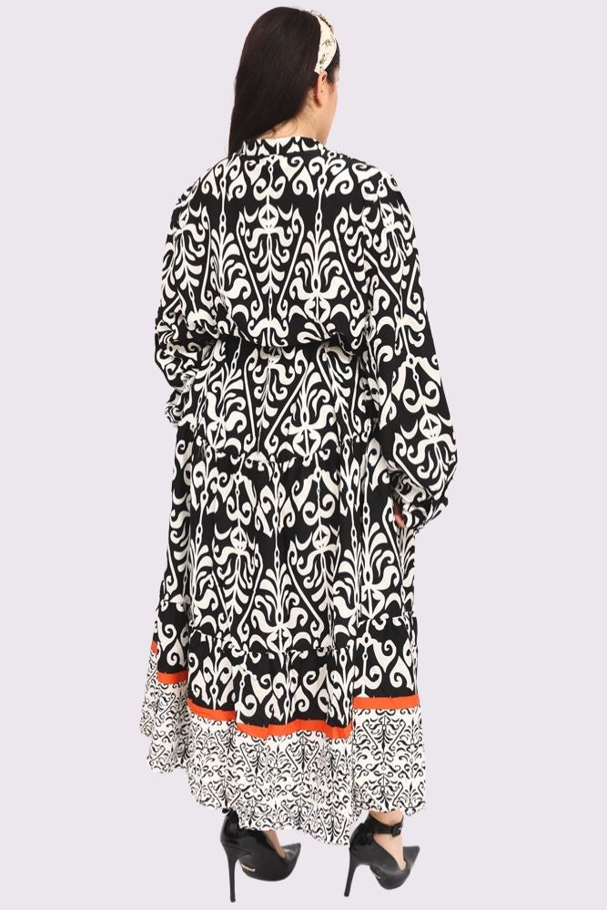 Aztec Print Oversized Dress