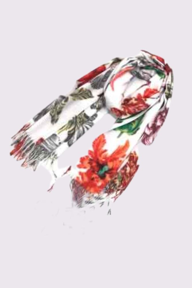 Floral Print tassel Scarves