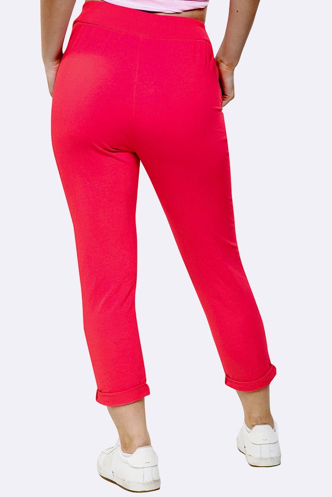 Lily-rose Italian Plain Drawstring Pocket Trousers