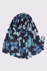 Lily Flower Print Scarves