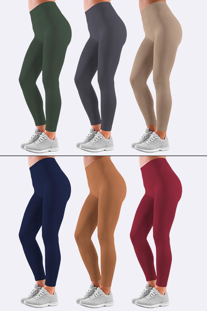 Tummy Control High Waisted Elasticated Fleece Legging