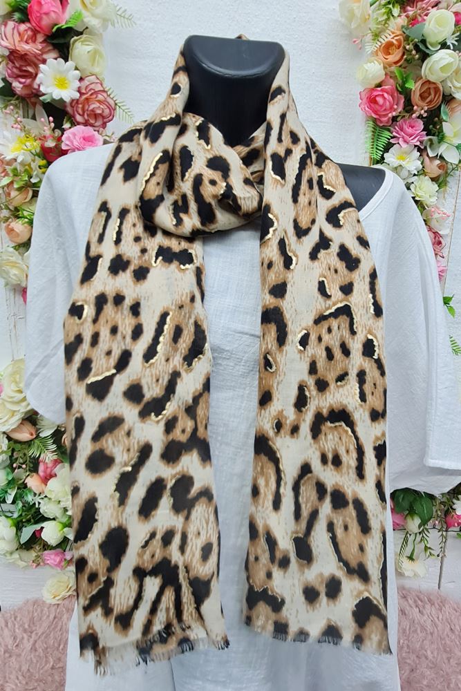 Leopard Print Scarves