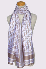 D Shape Print Scarves