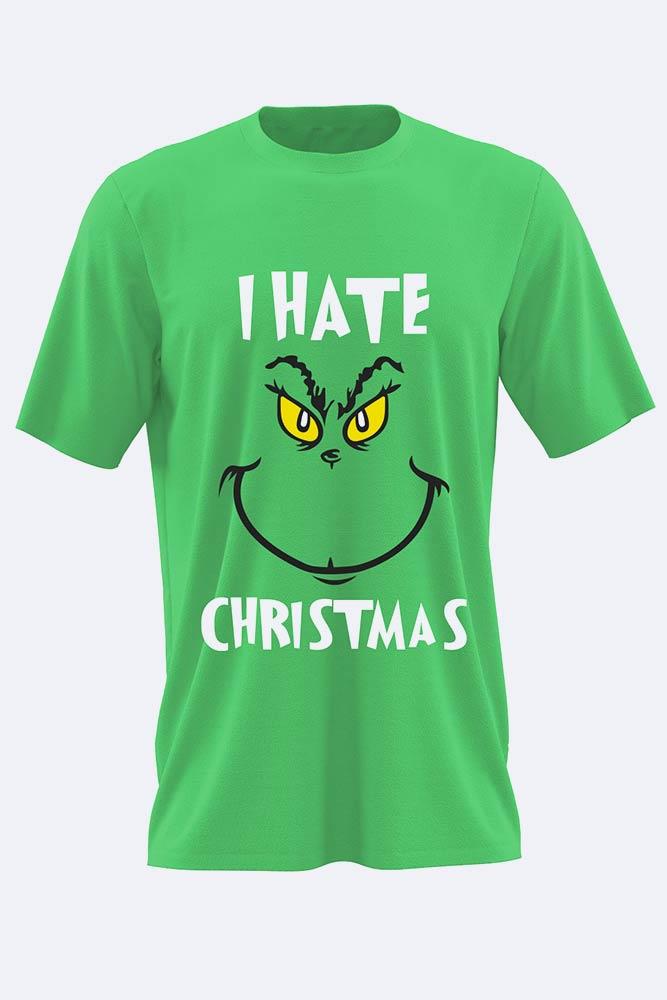 I Hate Christmas Printed Tshirt