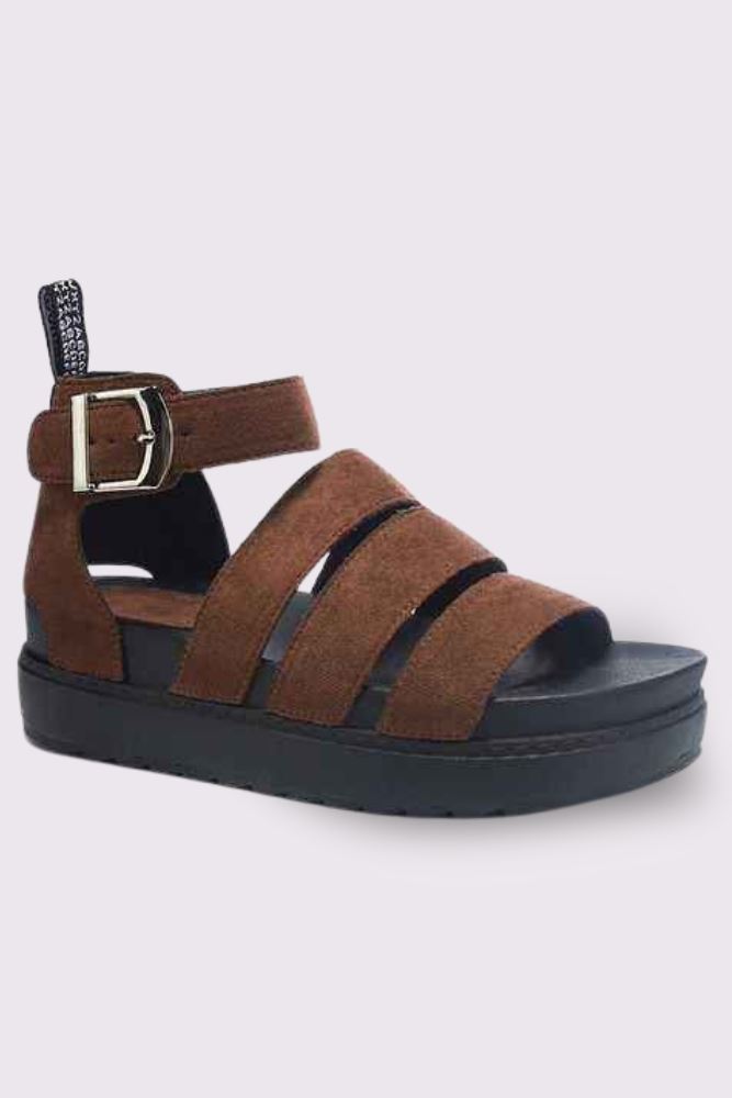 Side Buckle Strap Chunky Sandal