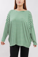 Stripe Print Top