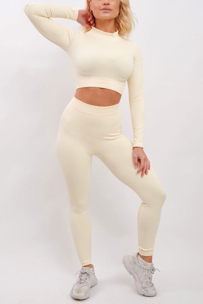 Ribbed Nylon Co-Ord Set