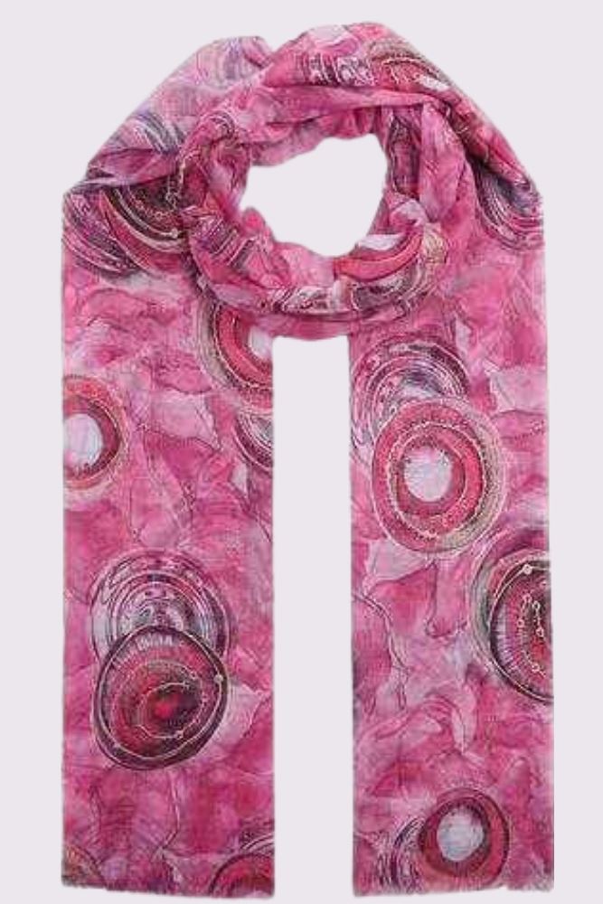 Circle Print Scarves