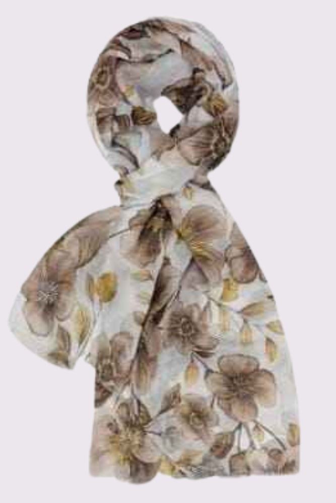 Flower Print Scarves