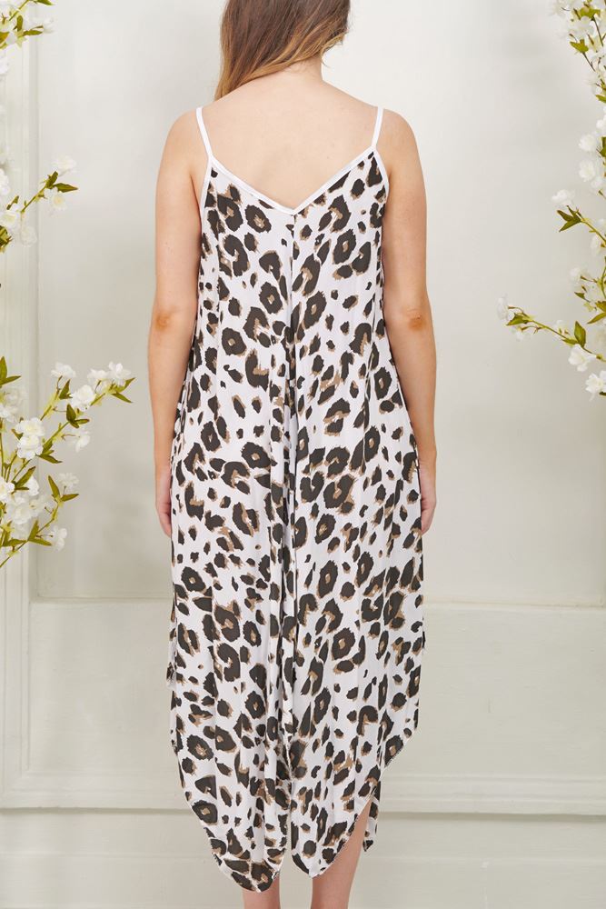 Leopard Print Viscose Dress