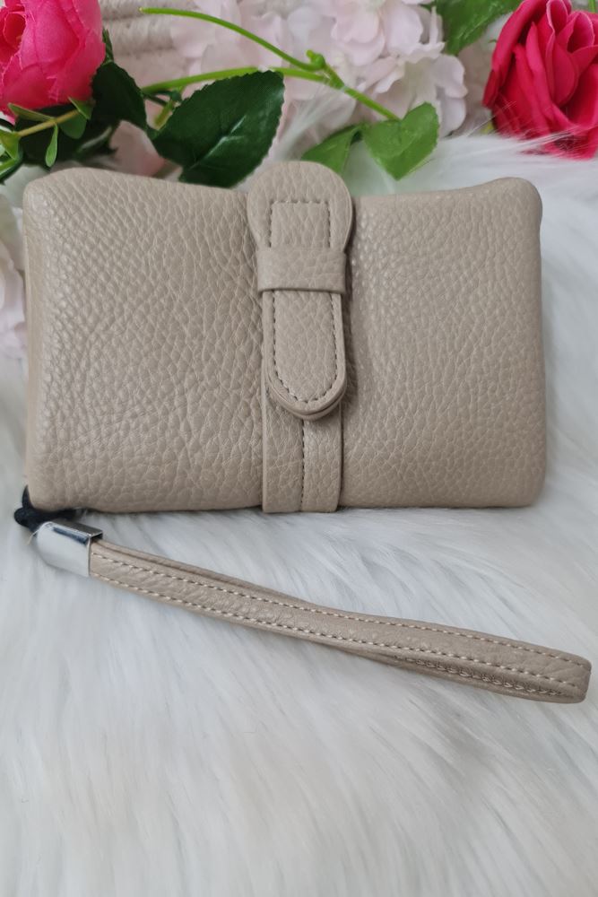 Front Strap Folded Buckle Hand Bag