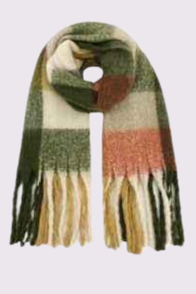 Multi Color Check Scarves