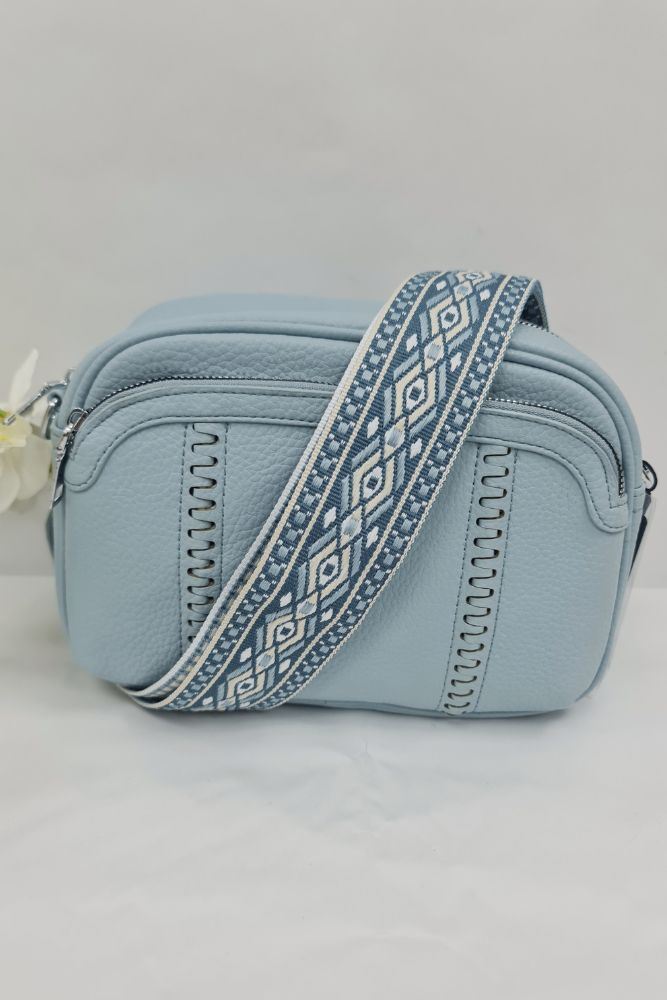 Aztec Stripe pattern Zip Appointment Crossbody Bag