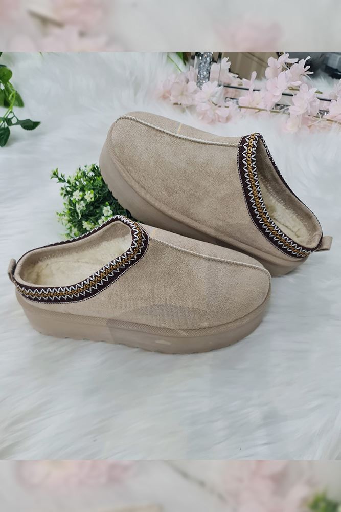 Winter Thick Sole Snow Padded Slippers