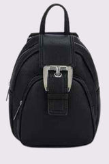 Zipped Backpack Buckle Bag