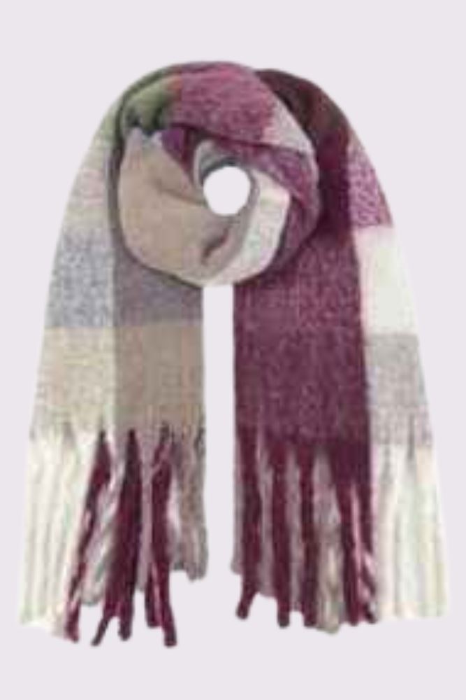 Multi Color Check Scarves