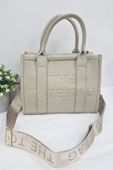 Two Handle Tote Shoulder Bag