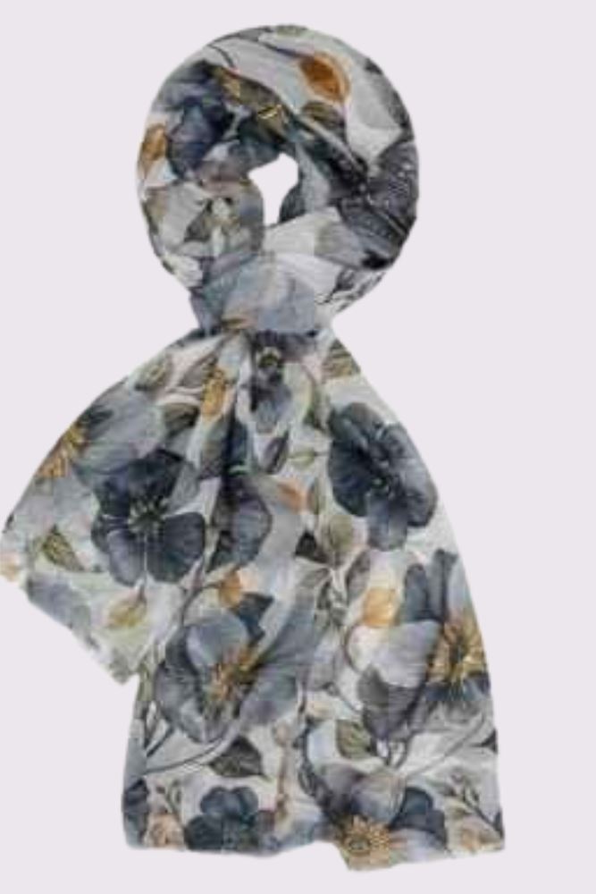 Flower Print Scarves